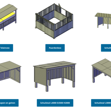 Schuilhok schapen of voor een paard maken