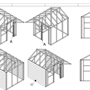 Bouwtekening tuinhuisje stappenplan nodig?