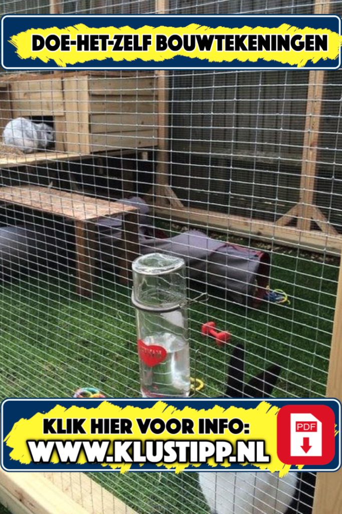konijnenhok maken van pallets