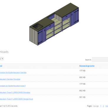 bouwtekening buitenkeuken douglas