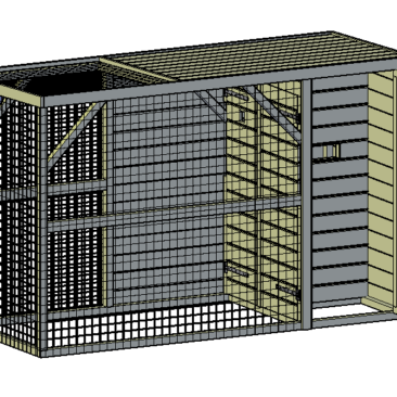 Voliere panelen kopen of voliere met nachthok zelf maken?